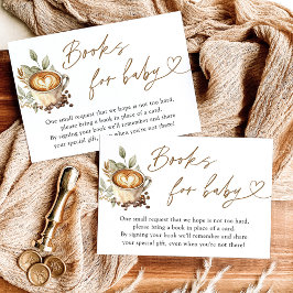 Tarjeta de libros para bebé 'Se está preparando un