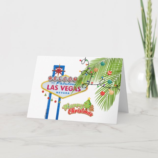 Tarjeta de licencia de Palm Navidades de Las Vegas (Anverso)