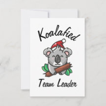 Tarjeta de líder de equipo Koalafied