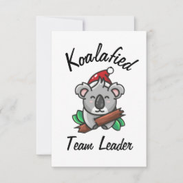 Tarjeta de líder de equipo Koalafied