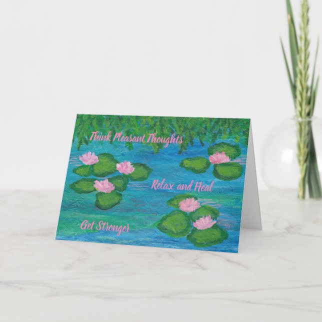 Tarjeta de Lily de Agua # 8 (Anverso)