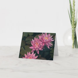 Tarjeta de Lily de Agua "Triumph" GRACIAS TARJETA