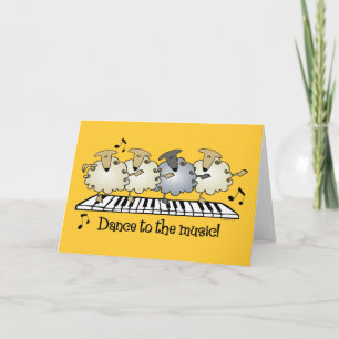 Tarjeta de línea Sheep Chorus