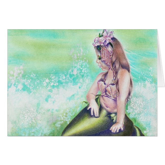 Tarjeta de little mermaid (Anverso (Horizontal))