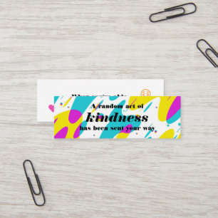 Tarjeta de Llamada de Acto Aleatorio de Amabilidad