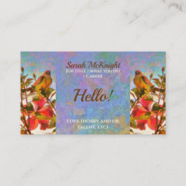 Tarjeta de llamada de cantante de piscina 2338