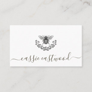 Tarjeta de llamada de firma de certificado floral 