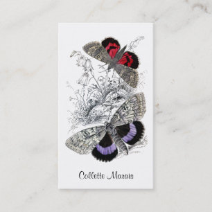 Tarjeta De Llamada De Mariposas Y Folias