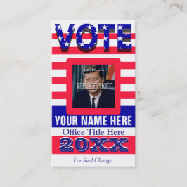 Tarjeta de llamada de plantilla de campaña