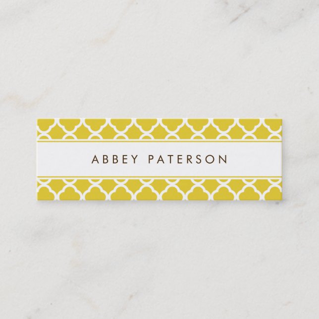 Tarjeta de llamada delgada ultramoderna (Anverso)