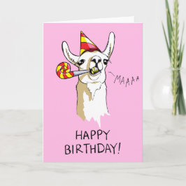 Tarjeta de llamada Fiesta de cumpleaños feliz