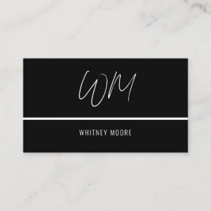 Tarjeta de llamada Minimalista moderna