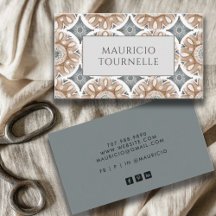 Tarjeta de llamada moderna