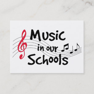 Tarjeta de llamada para música