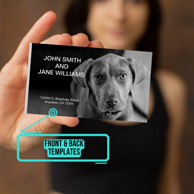 Tarjeta de llamada personal: Parejas con foto Masc (A Personal Calling Card is an easy way of sharing your personal contact information.)