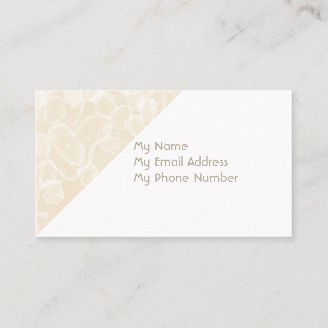 Tarjeta de llamada simple (Anverso)