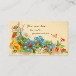 Tarjeta de llamada victoriana