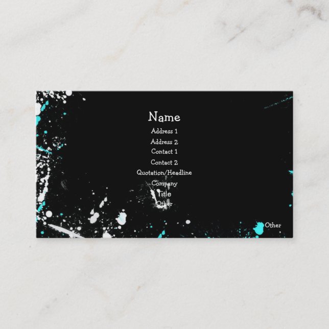 TARJETA DE LLAMADAS COMERCIALES TOTALMENTE PERSONA (Anverso)