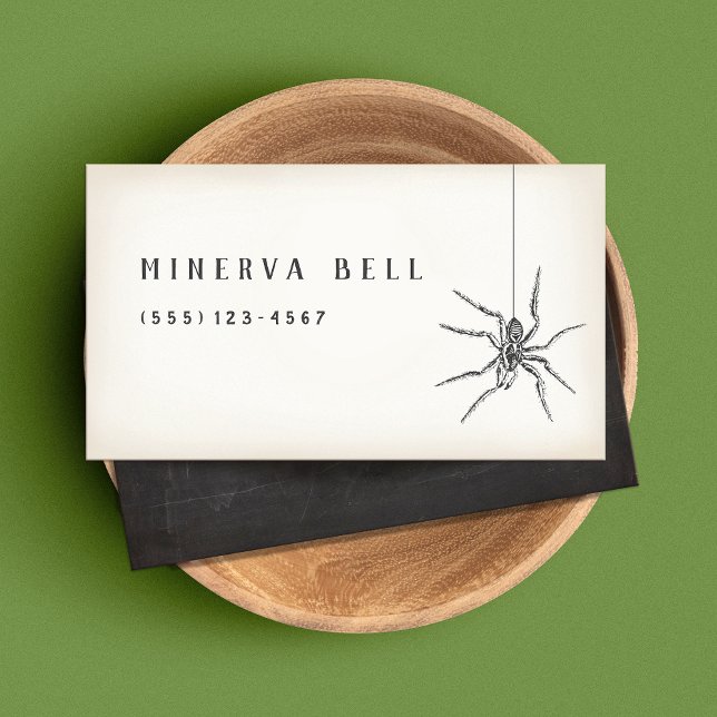 Tarjeta de llamadas de araña de Halloween (Subido por el creador)