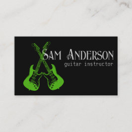 Tarjeta de llamadas de guitarra de estilo