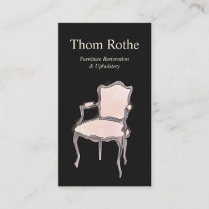 Tarjeta de llamadas de refinado y tapicería de mob