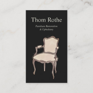 Tarjeta de llamadas de refinado y tapicería de mob