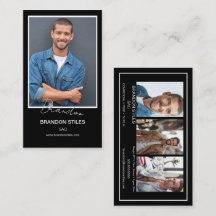 Tarjeta de llamadas de talento de firma | Mini tar