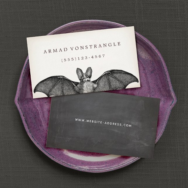 Tarjeta de llamadas de Vampiro Bat Halloween (Subido por el creador)