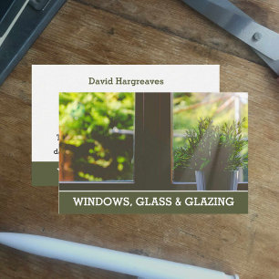 Tarjeta de llamadas de Windows y Glazing.