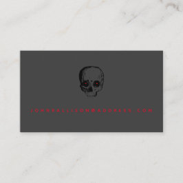 Tarjeta de llamadas Scary Skull Halloween