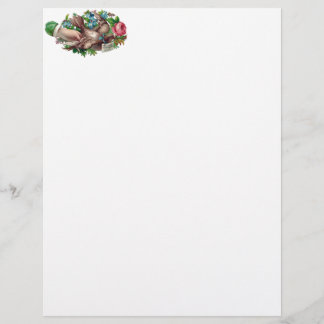 Tarjeta de llamadas victorianas con pájaro