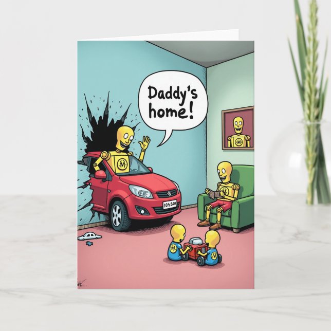 Tarjeta de Llegada Dulce Día del Padre (Anverso)