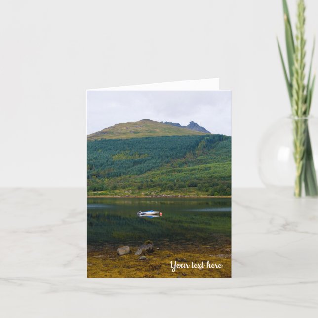Tarjeta de Loch Long, Arrochar, Escocia (Anverso)