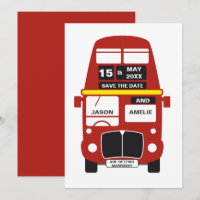 Tarjeta de Londres Bus Salva la Fecha roja