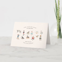 Tarjeta de los 12 Días de Navidad