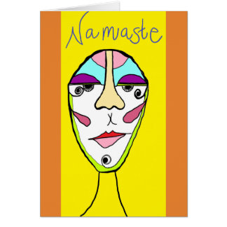 Tarjeta de los amantes de la yoga