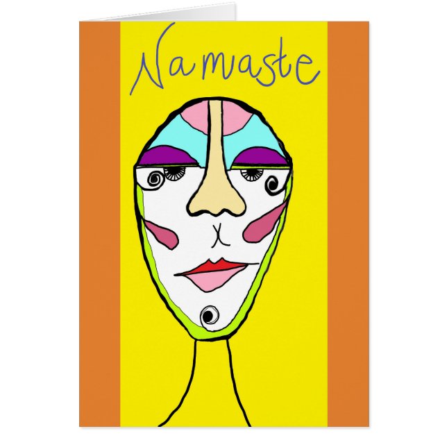 Tarjeta de los amantes de la yoga (Frente)