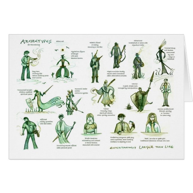 Tarjeta de los arquetipos (Anverso (Horizontal))