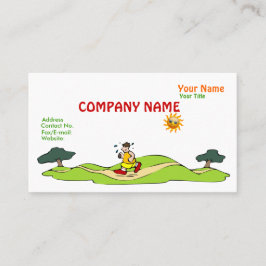 Tarjeta de los asuntos divertidos del ejercicio