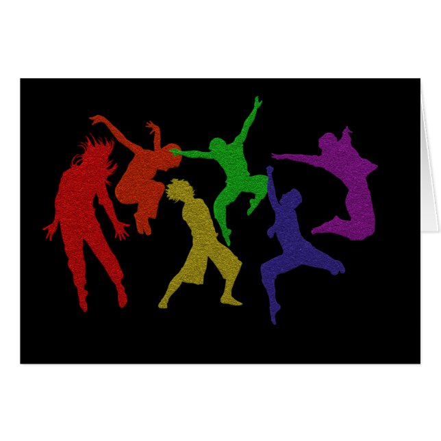 Tarjeta de los bailarines (Anverso (Horizontal))