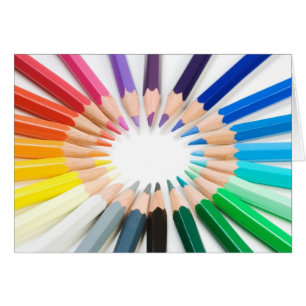 Tarjeta de los colores verdaderos