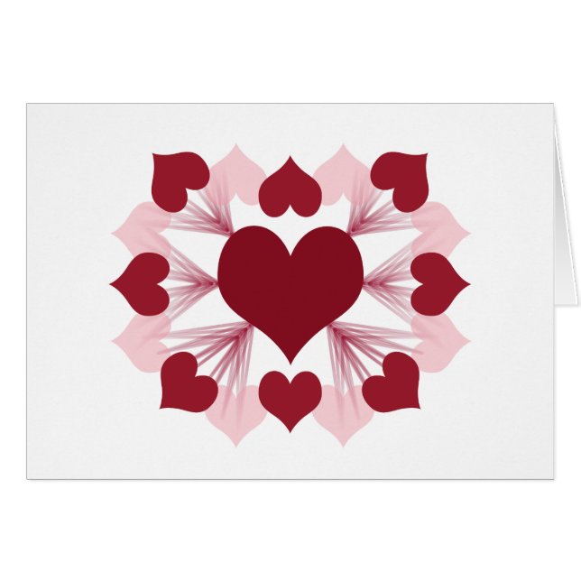 Tarjeta de los corazones (Anverso (Horizontal))