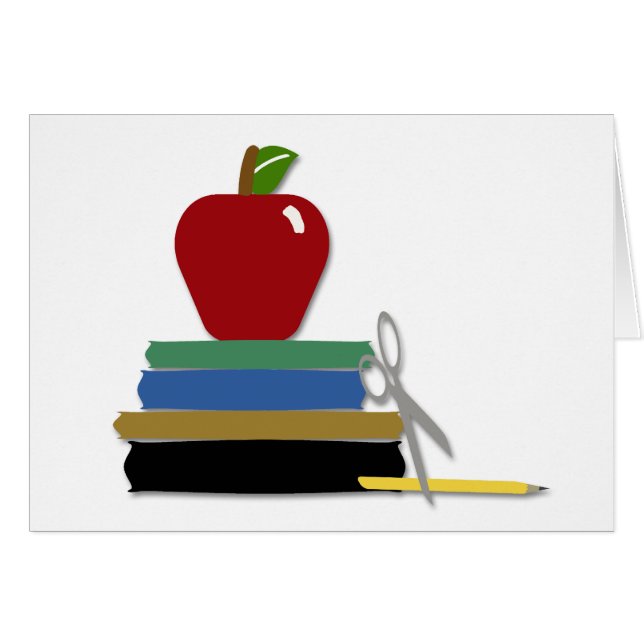 Tarjeta de los días escolares (Anverso (Horizontal))