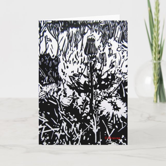 Tarjeta de los dientes de león (Anverso)