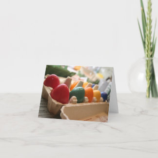 Tarjeta de los huevos de Pascua