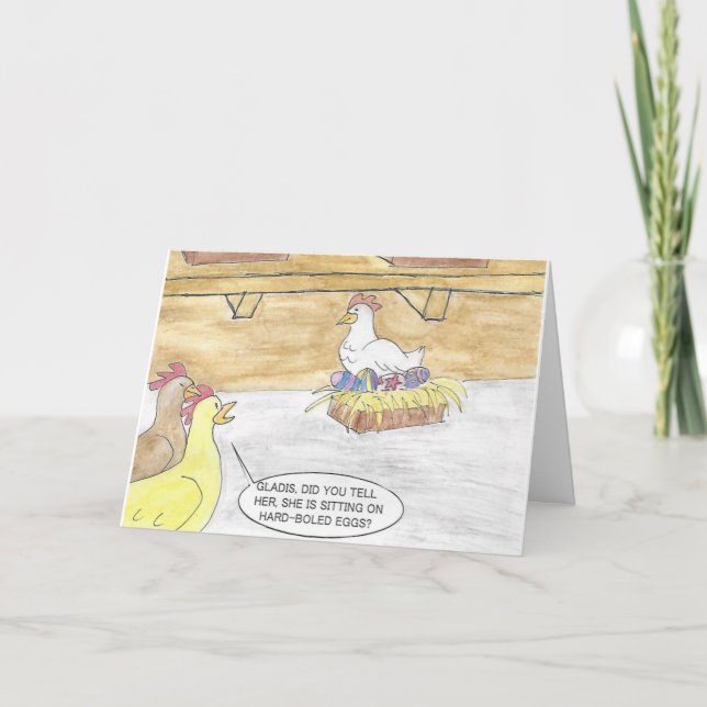 Tarjeta de los huevos duros (Anverso)