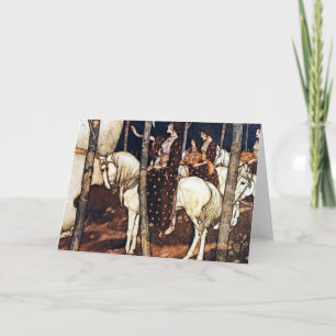 Tarjeta de los ilustraciones de Edmund Dulac