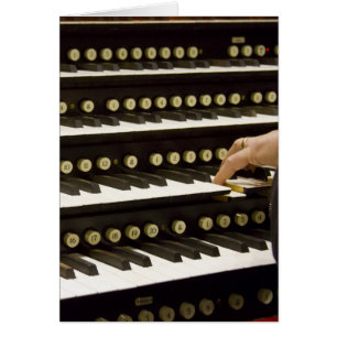 Tarjeta de los manuales del órgano