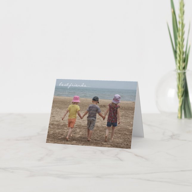 Tarjeta de los mejores amigos (Anverso)