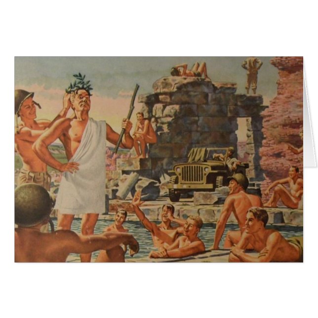 Tarjeta de los muchachos del cuerpo del tanque (Anverso (Horizontal))